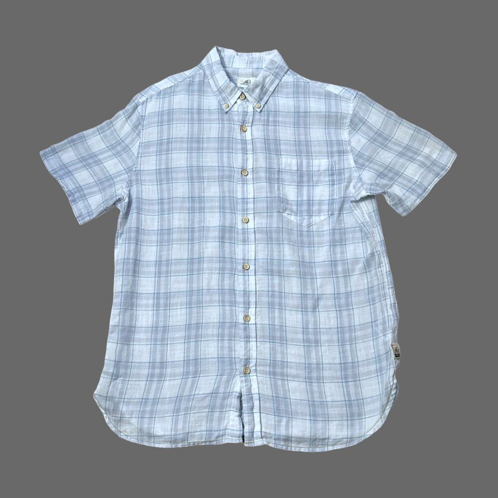 Surfside Supply Patterned Casual Button Up SS Shirt Size M